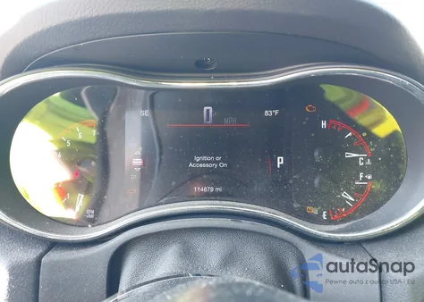 2017 Dodge Durango Gt Awd z USA, uszkodzony, nr VIN 1C4RDJDG3HC883966